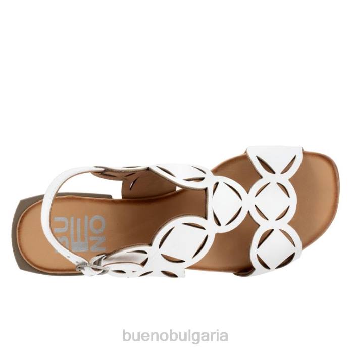 F0PN100 Bueno Footwear Аврил Жени бяло апартаменти