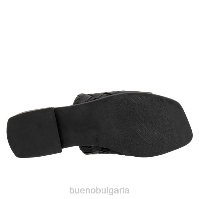 F0PN103 Bueno Footwear теса Жени черен апартаменти