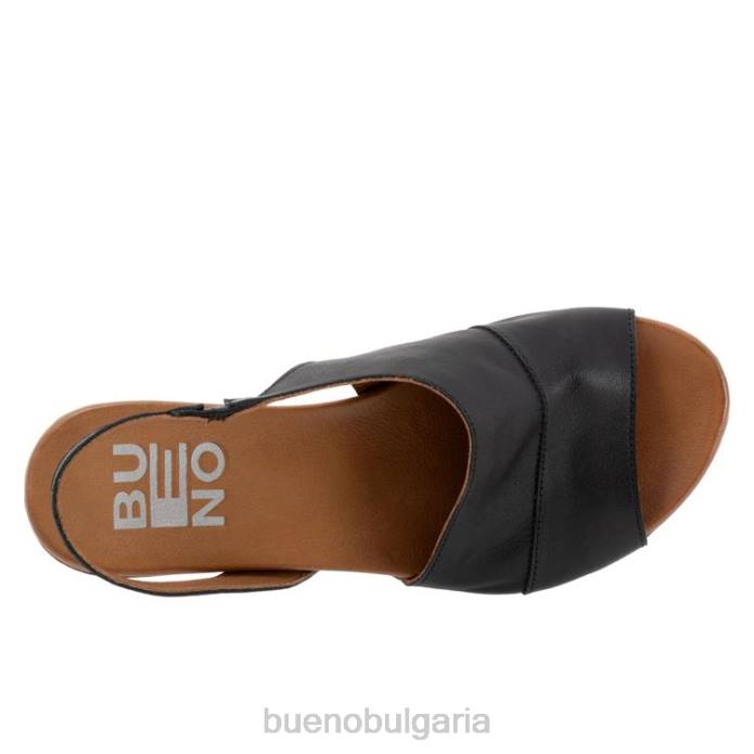 F0PN106 Bueno Footwear загар Жени черен апартаменти