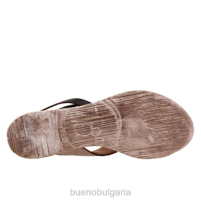 F0PN108 Bueno Footwear Юки Жени черно мулти апартаменти