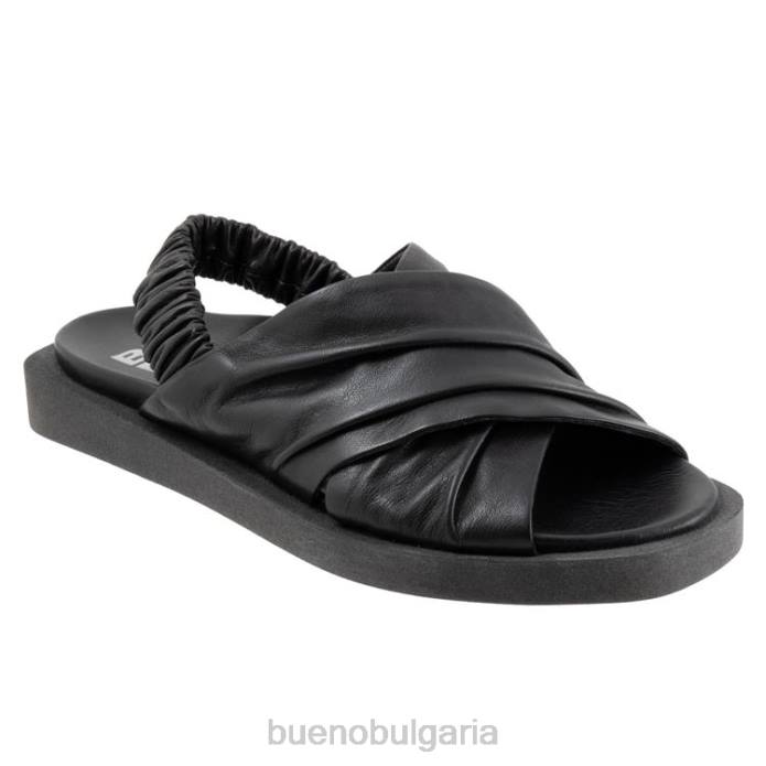 F0PN122 Bueno Footwear джанеса Жени черен апартаменти