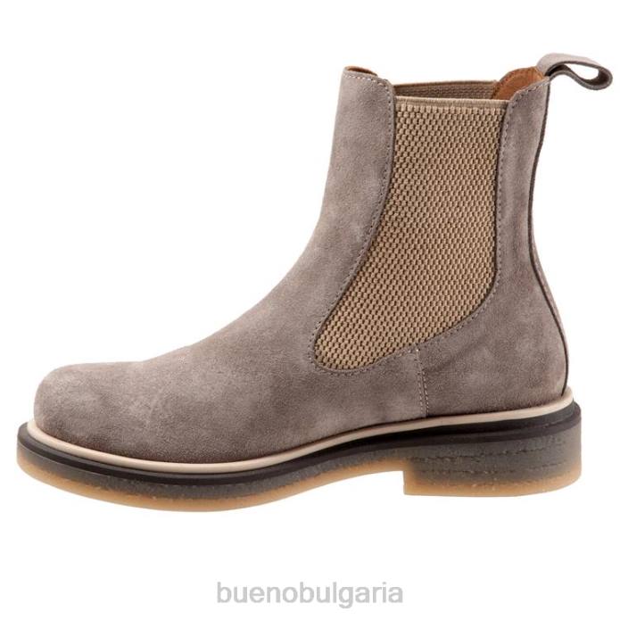 F0PN13 Bueno Footwear уанда Жени бежов велур ботуши