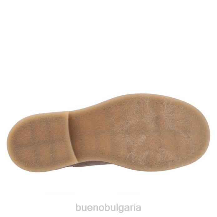 F0PN13 Bueno Footwear уанда Жени бежов велур ботуши