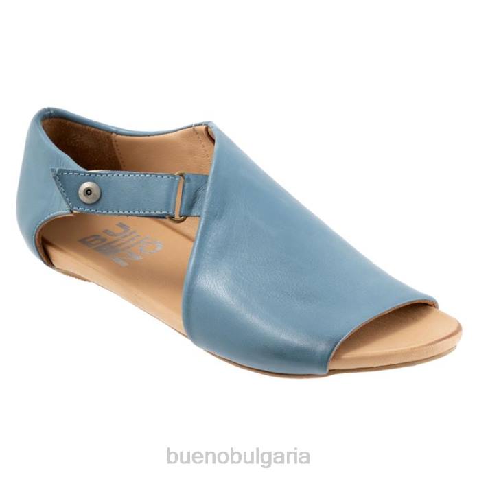 F0PN154 Bueno Footwear зеле Жени дънков плат апартаменти