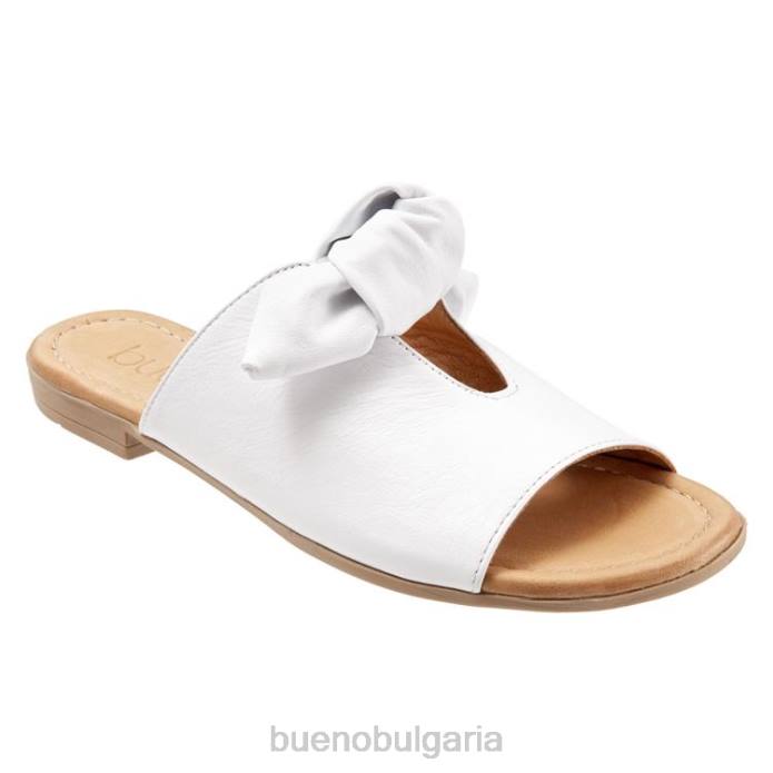F0PN166 Bueno Footwear Джоли Жени бяло апартаменти