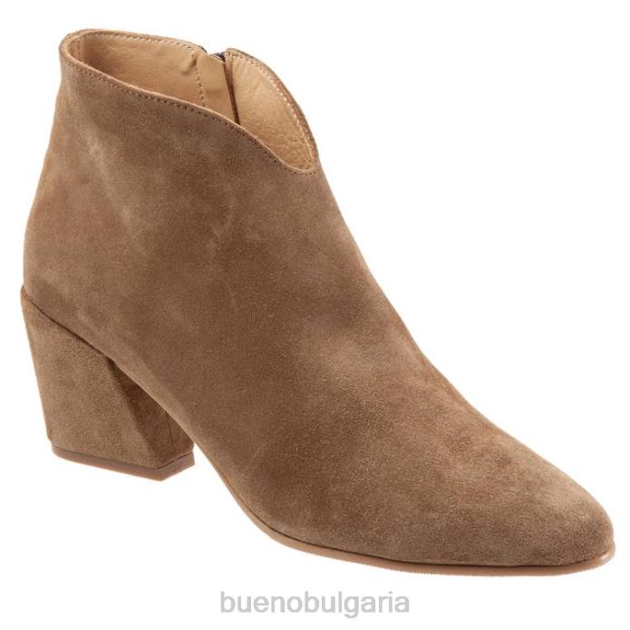 F0PN17 Bueno Footwear Софи Жени тютюнев велур ботуши