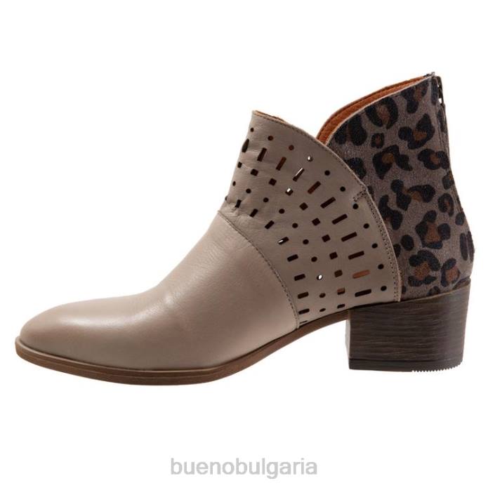 F0PN21 Bueno Footwear лони Жени сив леопард ботуши