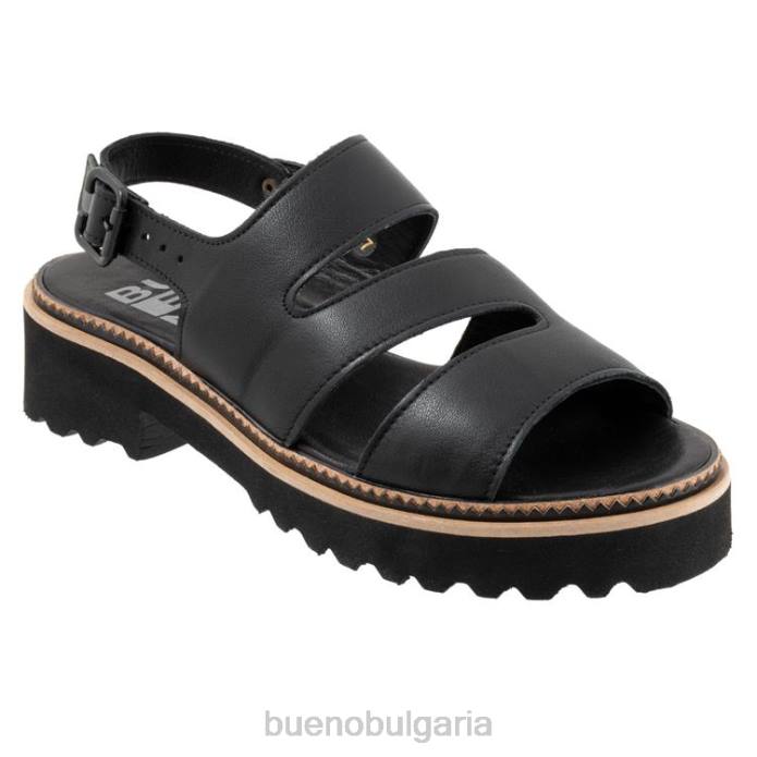 F0PN213 Bueno Footwear аура Жени черен апартаменти