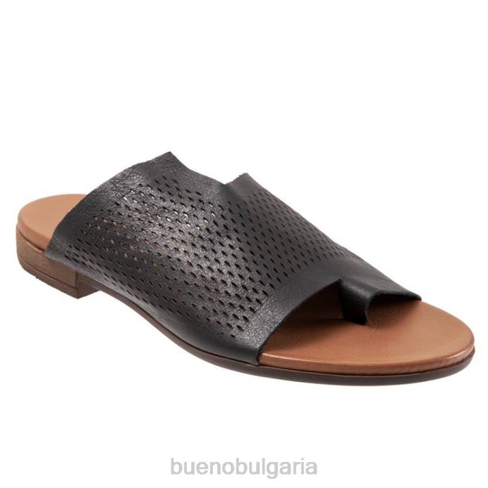 F0PN246 Bueno Footwear тула перф Жени черен апартаменти