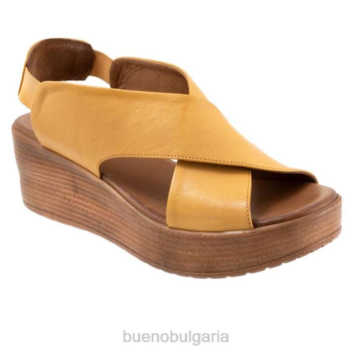 F0PN286 Bueno Footwear Наоми Жени горчица обувки на токчета
