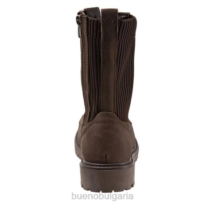 F0PN63 Bueno Footwear стела Жени кафяв набук ботуши