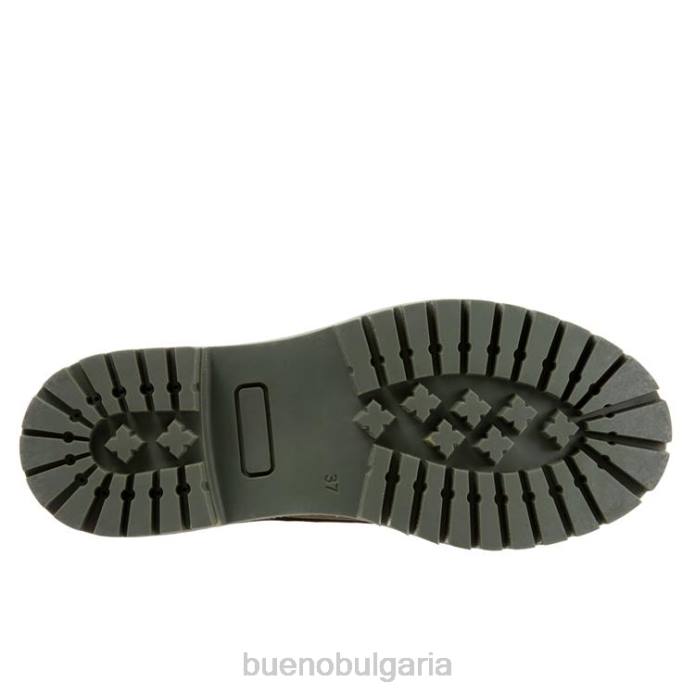 F0PN64 Bueno Footwear стела Жени армейски зелен набук ботуши