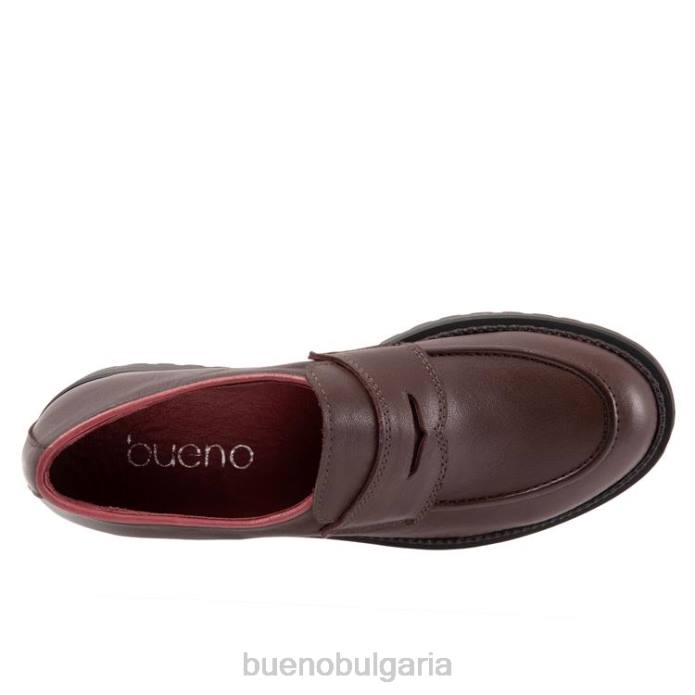 F0PN68 Bueno Footwear дела Жени тиково дърво ботуши