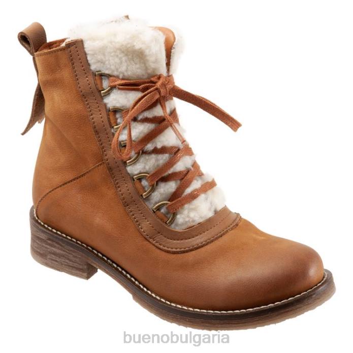 F0PN79 Bueno Footwear плюшено Жени тютюнев набук ботуши