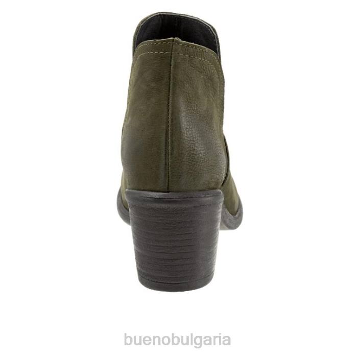 F0PN90 Bueno Footwear Дилън Жени армейски зелен набук ботуши