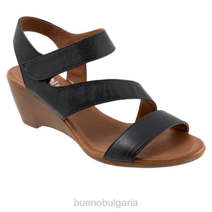 F0PN278 Bueno Footwear роза Жени черен обувки на токчета