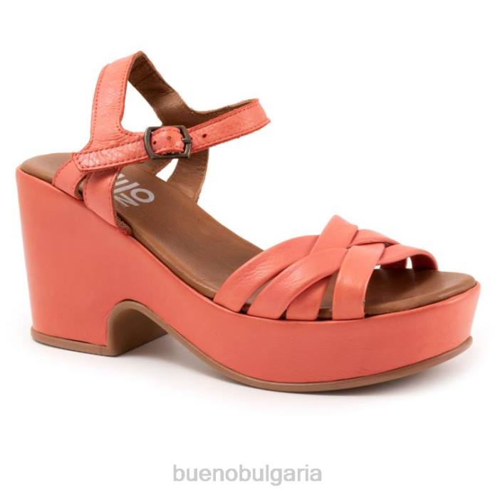 F0PN283 Bueno Footwear саша Жени корал обувки на токчета