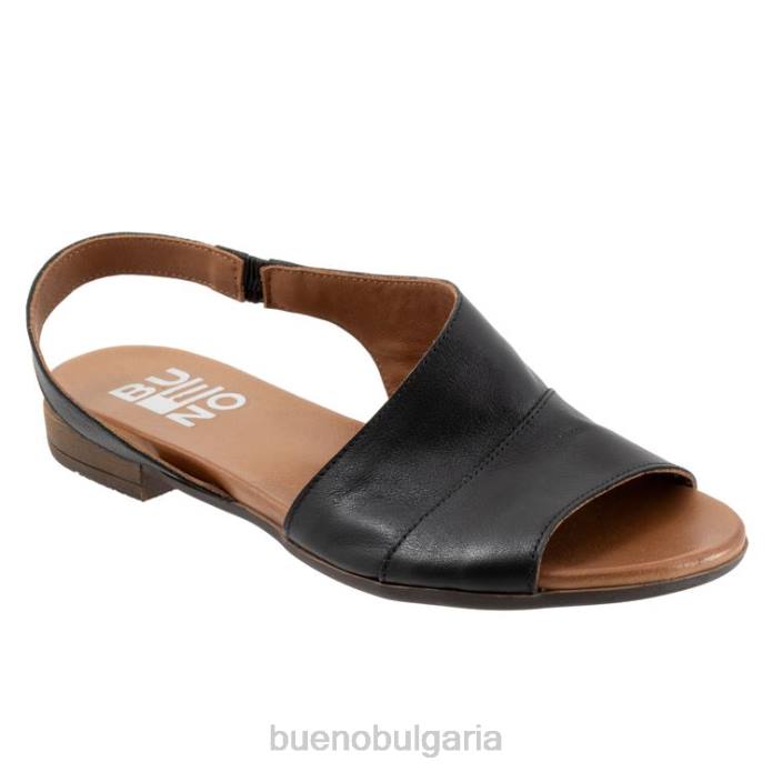 F0PN106 Bueno Footwear загар Жени черен апартаменти