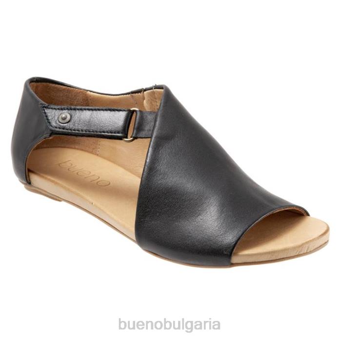 F0PN155 Bueno Footwear зеле Жени черен апартаменти