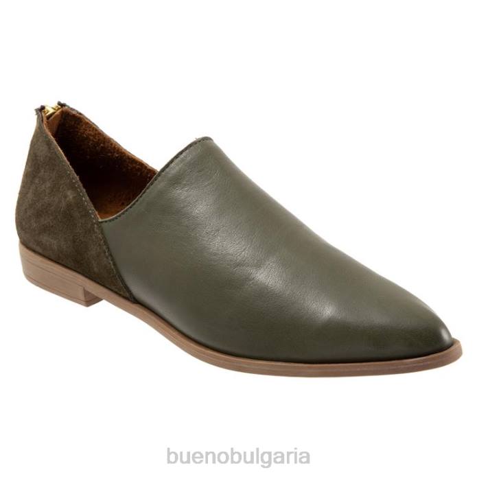 F0PN184 Bueno Footwear красавец Жени тъмнозелено апартаменти