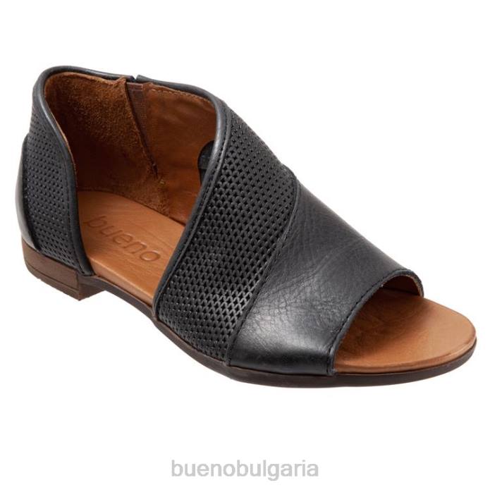 F0PN196 Bueno Footwear таити Жени черен апартаменти
