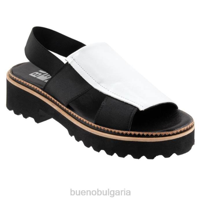 F0PN209 Bueno Footwear Ейми Жени бяло апартаменти