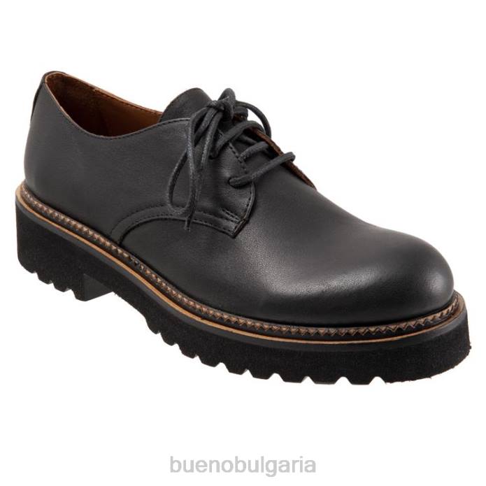F0PN214 Bueno Footwear и аз Жени черен апартаменти
