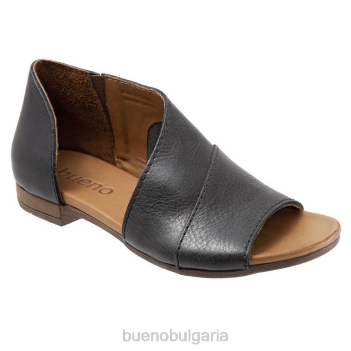 F0PN243 Bueno Footwear кожар Жени черен апартаменти