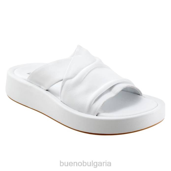 F0PN357 Bueno Footwear Харпър Жени бяло сандали