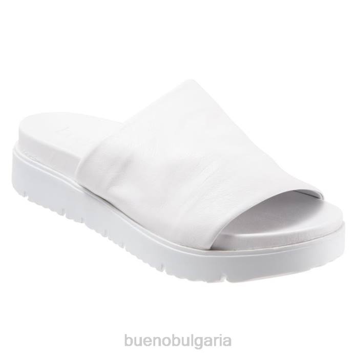 F0PN363 Bueno Footwear пръскане Жени бяло сандали